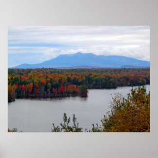 Mt. Katahdin In Fall Poster