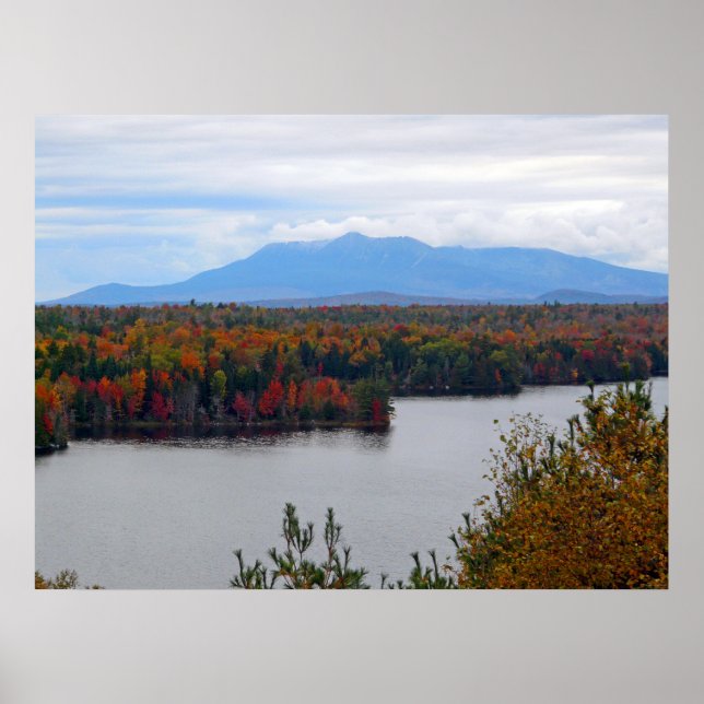 Mt. Katahdin In Fall Poster (Front)