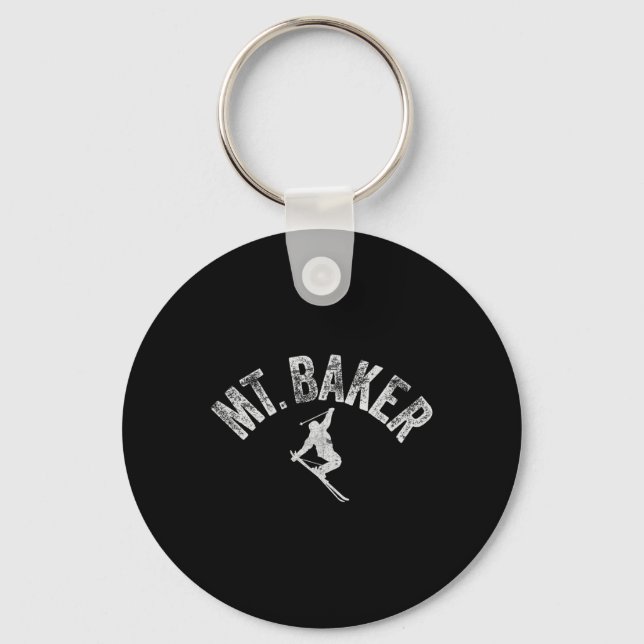 Mt Ker Ski Mount Ker Washington Skiing Cool Winter Key Ring (Front)