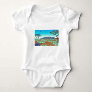 Mt Kilimanjaro Baby Bodysuit
