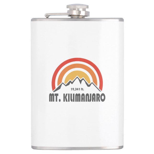 Mt. Kilimanjaro Hip Flask (Front)
