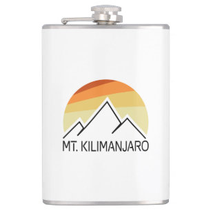 Mt. Kilimanjaro Retro Hip Flask