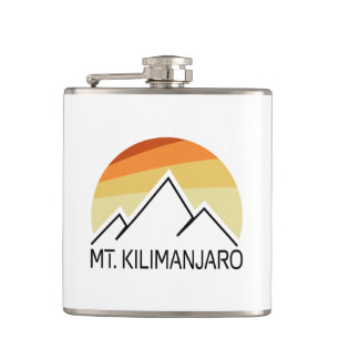 Mt. Kilimanjaro Retro Hip Flask