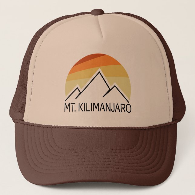 Mt. Kilimanjaro Retro Trucker Hat (Front)