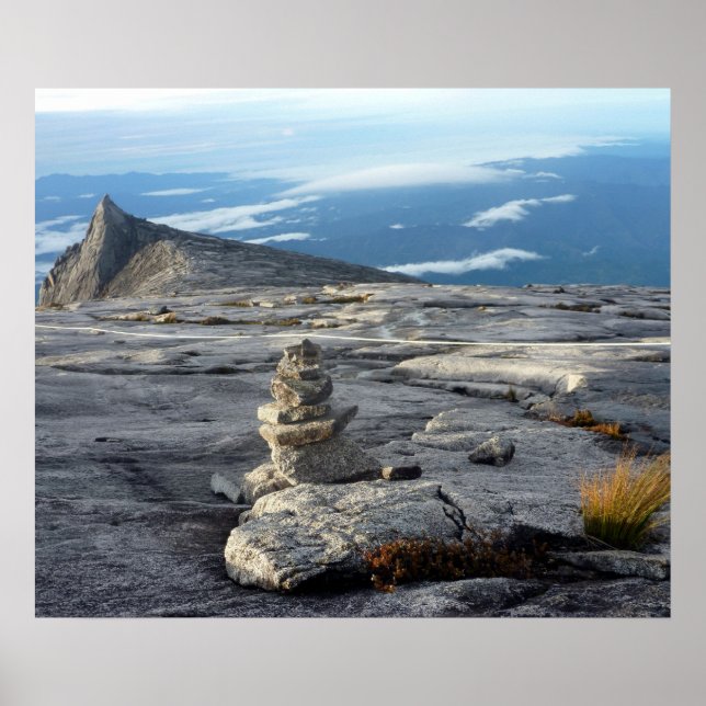 mt kinabalu granite poster (Front)