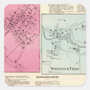 Mt Kisco, Katonah, Whitlock Ville, Bedford Square Sticker