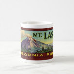 Mt Lassen Mug<br><div class="desc">Fantastic vintage California Mt Lassen Fruit label repurposed on a coffee mug for you!</div>