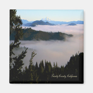 Mt. Lassen past the lake of fog.... Magnet
