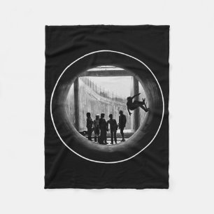 Mt. Ldy Pipeline Skateboarding Fleece Blanket