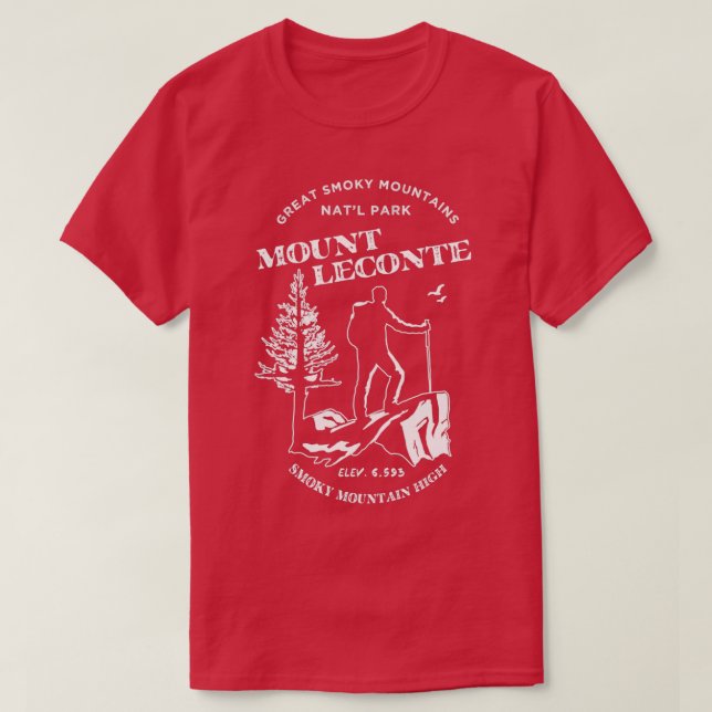 Mt Leconte Great Smoky Mountains Classic T-Shirt (Design Front)