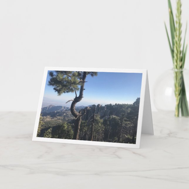 Mt. Lemmon Greeting Card (Front)