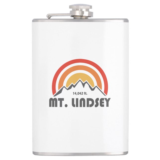 Mt. Lindsey Hip Flask (Front)