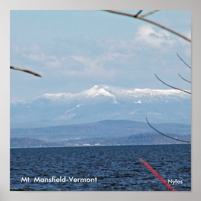Mt. Mansfield Poster (Front)