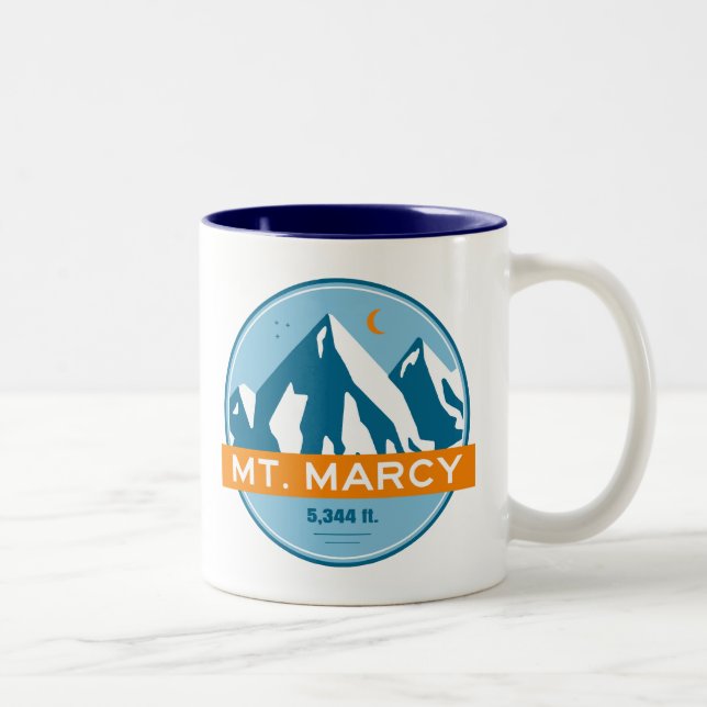 Mt. Marcy New York Stars Moon Two-Tone Coffee Mug (Right)