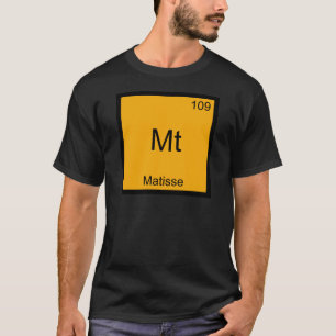 Mt - Matisse Funny Chemistry Element Symbol Tee