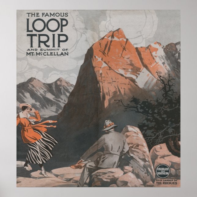 Mt. McClellan & Loop Trip Travel Poster (Front)