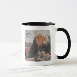 Mt. McClellan & Loop Trip Travel Poster Mug