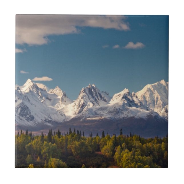 Mt. McKinley | Alaska Ceramic Tile (Front)