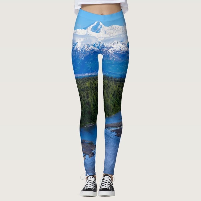 Mt. McKinley Alaska Leggings (Front)