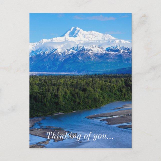Mt. McKinley Alaska Postcard (Front)