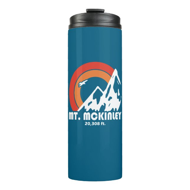 Mt. McKinley Alaska Sun Eagle Thermal Tumbler (Front)