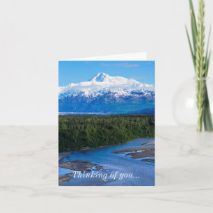 Mt. McKinley Alaska Thinking Of You Card