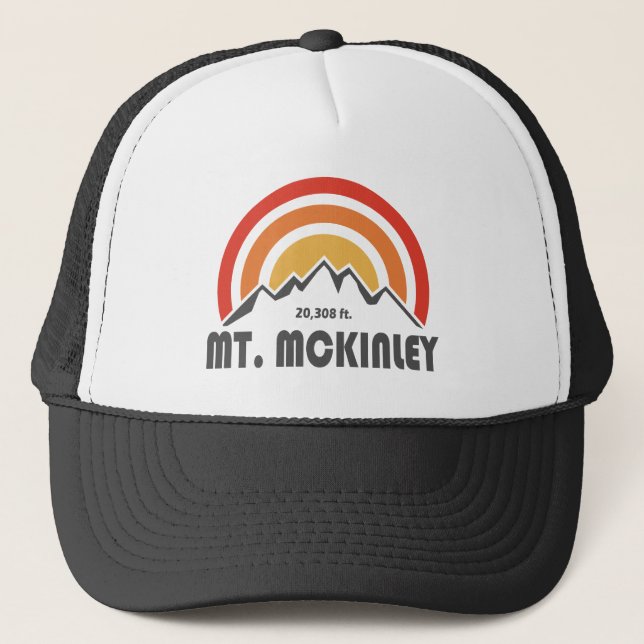 Mt. McKinley Alaska Trucker Hat (Front)