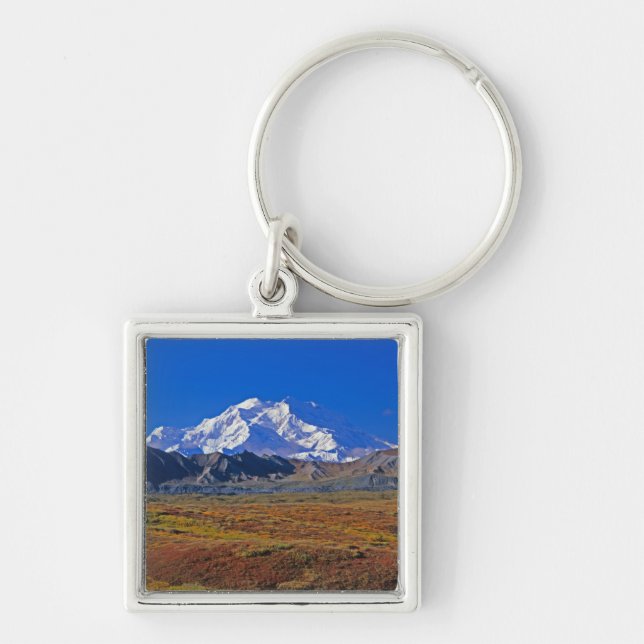 Mt . McKinley Denali National Park , Alaska. Key Ring (Front)