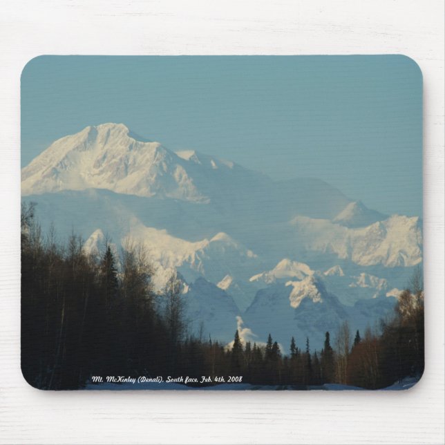 Mt. McKinley (Denali), South face, Fe... Mouse Pad (Front)