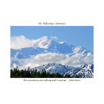 Mt. McKinley / Mtns are calling; John Muir