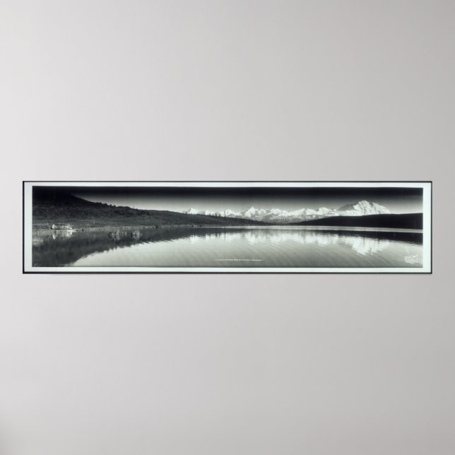Mt. McKinley Park & Alaska Range Yard Long Photo Poster (Front)