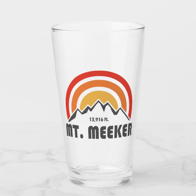 Mt. Meeker Colorado Glass (Front)