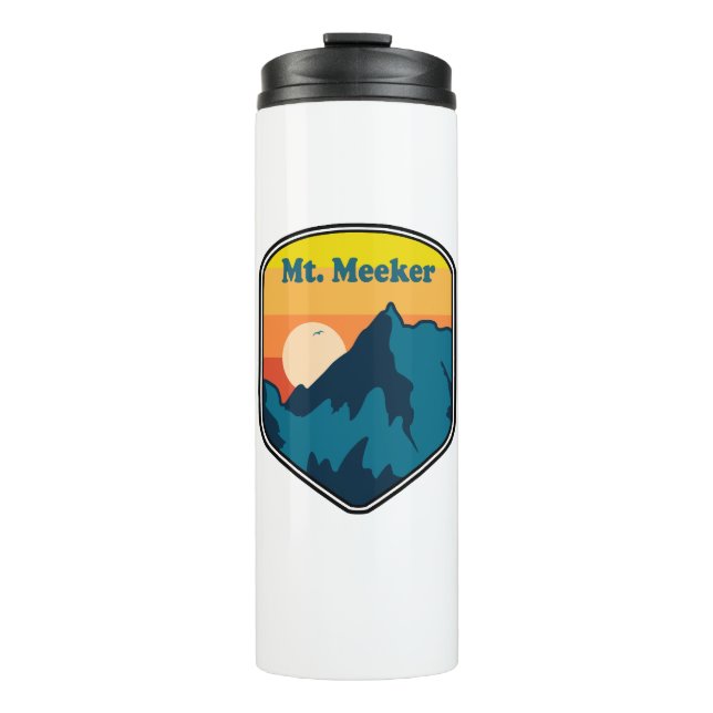 Mt. Meeker Colorado Sunrise Thermal Tumbler (Front)