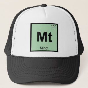 Mt - Minot North Dakota Chemistry Periodic Table Trucker Hat