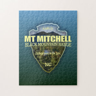 Mt Mitchell (arrowhead) Jigsaw Puzzle