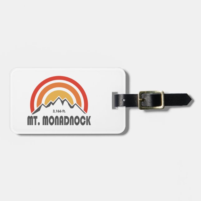 Mt. Monadnock New Hampshire Luggage Tag (Front Horizontal)