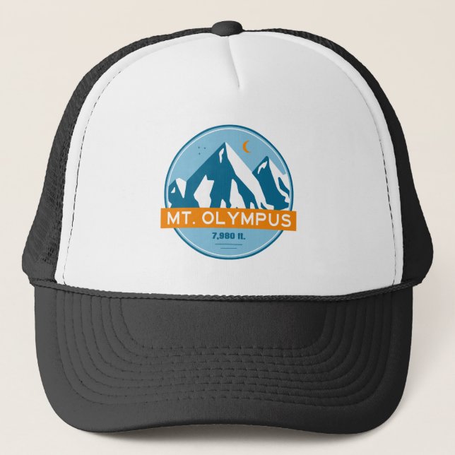 Mt. Olympus Washington Stars Moon Trucker Hat (Front)