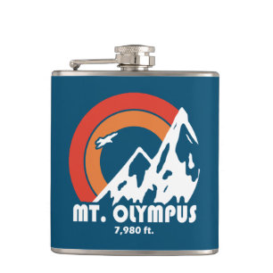 Mt. Olympus Washington Sun Eagle Hip Flask