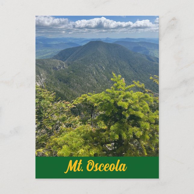 Mt Osceola and East Osceola Postcard (Front)