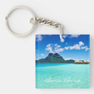 Mt Otemanu View Key Ring