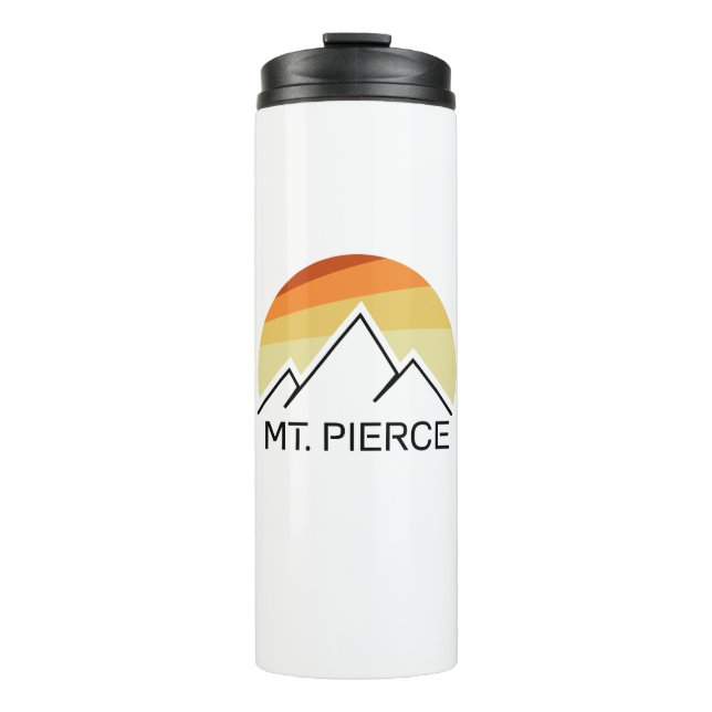 Mt. Pierce New Hampshire Retro Thermal Tumbler (Front)