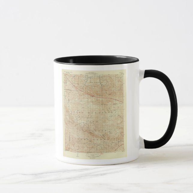 Mt Pinos quadrangle showing San Andreas Rift Mug (Right)