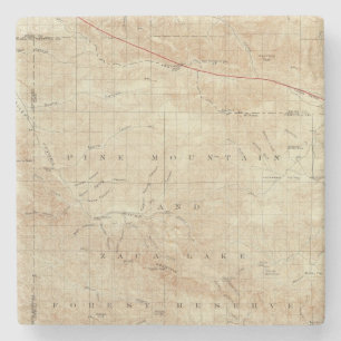 Mt Pinos quadrangle showing San Andreas Rift Stone Coaster