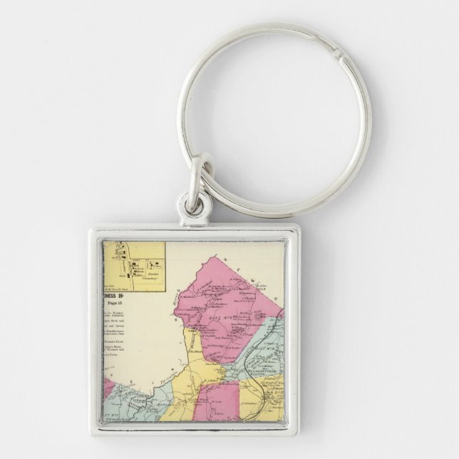 Mt Pleasant, Town Key Ring (Front)
