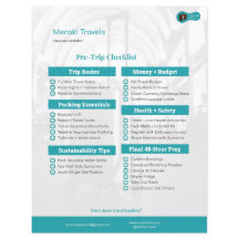 MT Pre-Trip Checklist