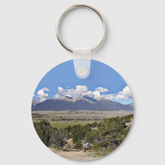 Mt Princeton and Arkansas River Valley Key Ring (Front)