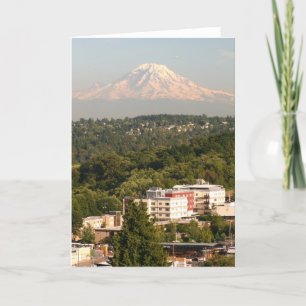 Mt. Rainer in Seattle Card