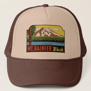 Mt. Rainer Washington Baseball Hat