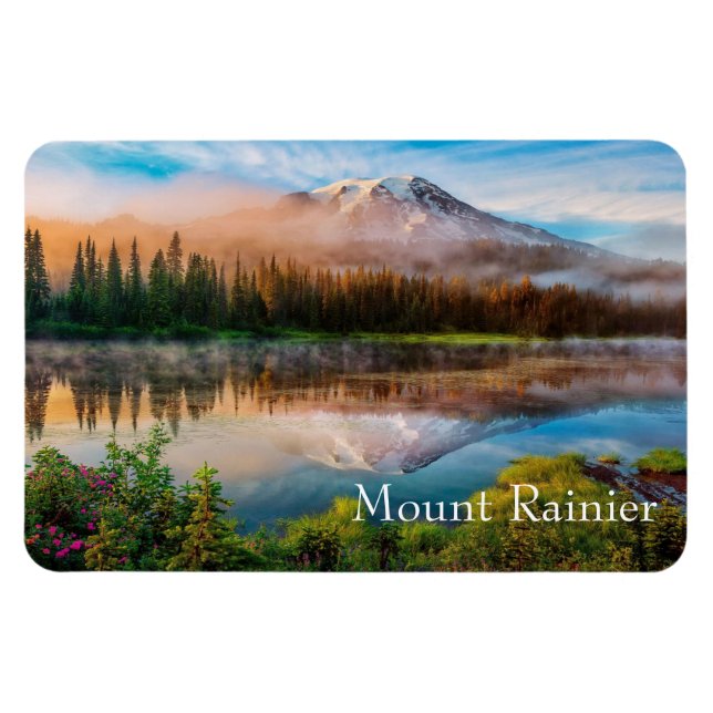 Mt. Rainier Magnet (Horizontal)
