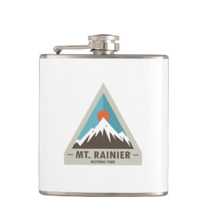 Mt. Rainier National Park Hip Flask